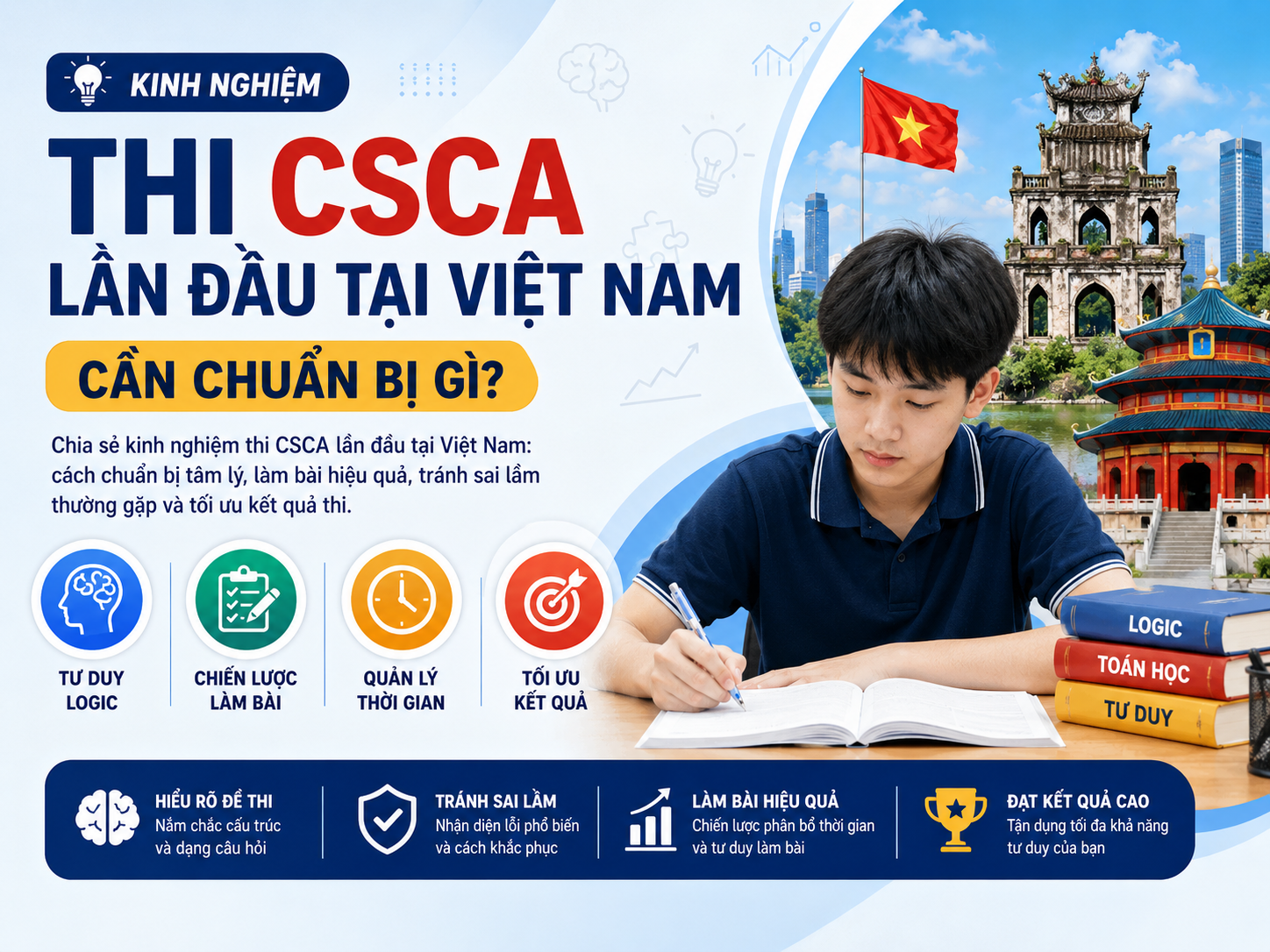 Kinh nghiệm thi CSCA lần đầu tại Việt Nam