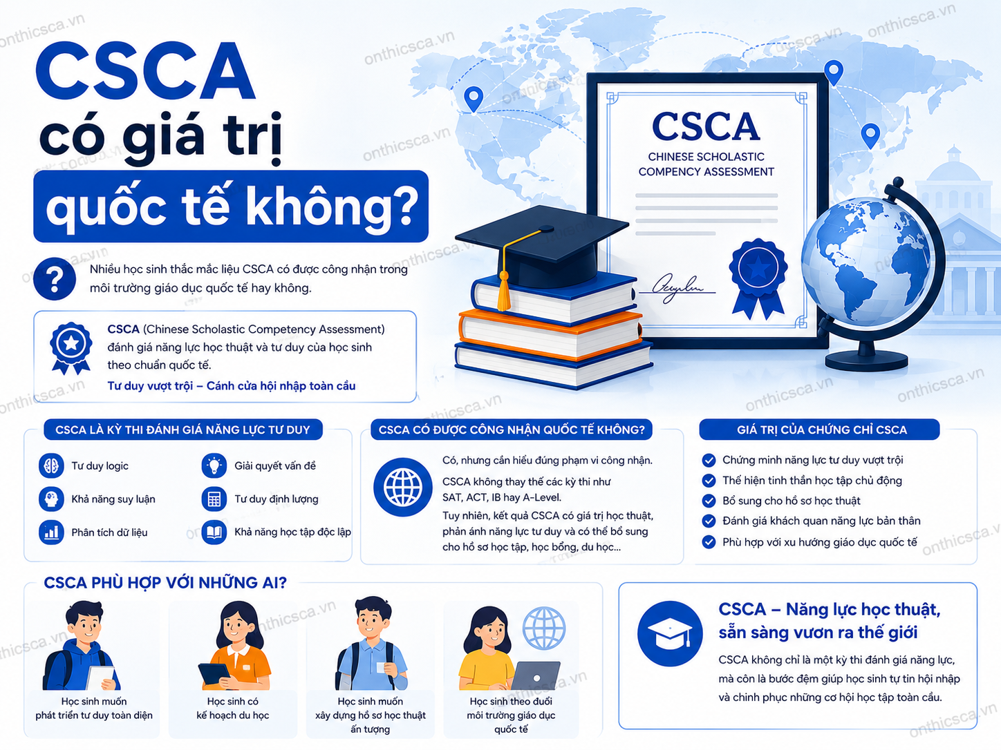CSCA có giá trị quốc tế không?