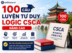 100 câu luyện tư duy logic CSCA nâng cao