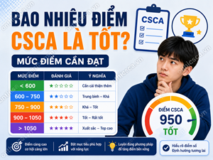 Bao nhiêu điểm CSCA là tốt?