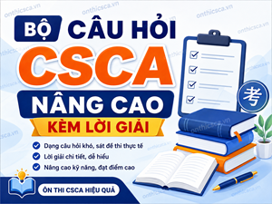 Bộ câu hỏi CSCA nâng cao kèm lời giải