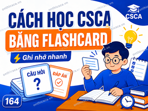 Cách học CSCA bằng flashcard