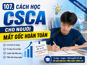 Cách học CSCA cho người mất gốc hoàn toàn