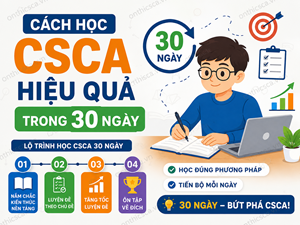 Cách học CSCA hiệu quả trong 30 ngày