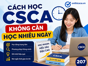 Cách học CSCA không cần học nhiều ngày