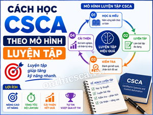Cách học CSCA theo mô hình luyện tập