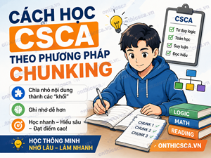 Cách học CSCA theo phương pháp chunking