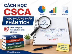Cách học CSCA theo phương pháp phân tích
