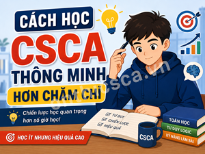 Cách học CSCA thông minh hơn chăm chỉ