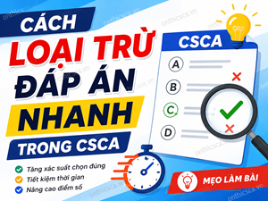Cách loại trừ đáp án nhanh trong CSCA