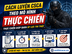 Cách luyện CSCA theo mô hình thực chiến