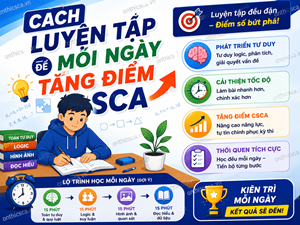 Cách luyện tập mỗi ngày để tăng điểm CSCA