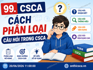 Cách phân loại câu hỏi trong CSCA