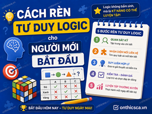 Cách rèn tư duy logic cho người mới bắt đầu