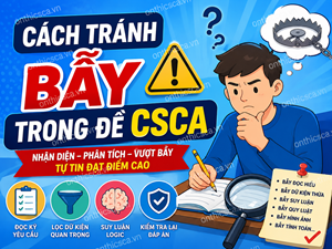 Cách tránh bẫy trong đề CSCA