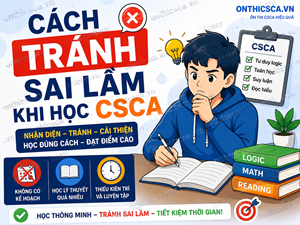 Cách tránh sai lầm khi học CSCA