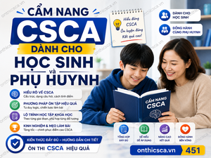 Cẩm nang CSCA dành cho học sinh và phụ huynh