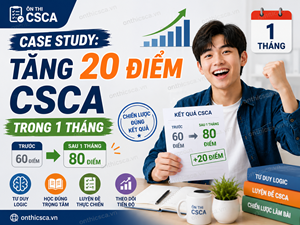 Case study: tăng 20 điểm CSCA trong 1 tháng
