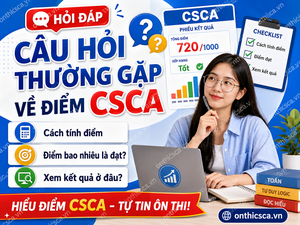 Câu hỏi thường gặp về điểm CSCA