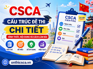 Cấu trúc đề thi CSCA mới nhất