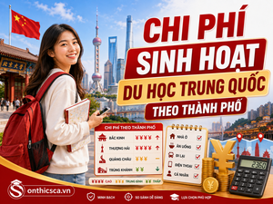 Chi phí sinh hoạt du học Trung Quốc theo thành phố