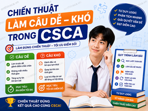Chiến thuật làm câu dễ – khó trong CSCA