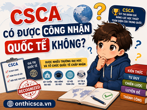 CSCA có được công nhận quốc tế không?