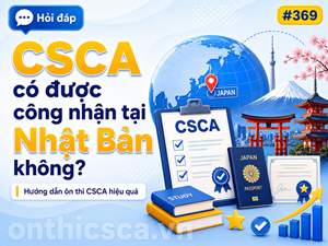 CSCA có được công nhận tại Nhật Bản không?