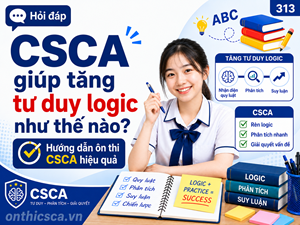 CSCA giúp tăng tư duy logic như thế nào?