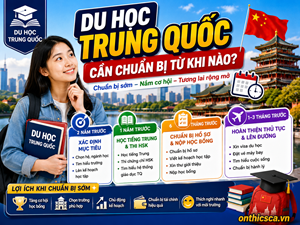Du học Trung Quốc cần chuẩn bị từ khi nào?