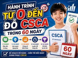 Hành trình từ 0 đến đỗ CSCA trong 60 ngày