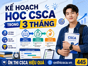 Kế hoạch học CSCA trong 3 tháng