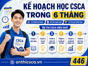 Kế hoạch học CSCA trong 6 tháng