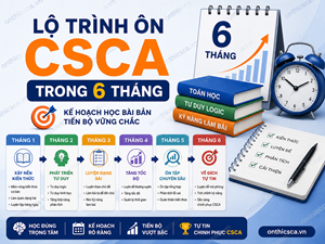 Lộ trình ôn CSCA trong 6 tháng