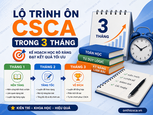 Lộ trình ôn CSCA trong 3 tháng