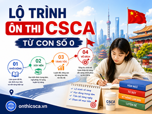 Lộ trình ôn thi CSCA từ con số 0