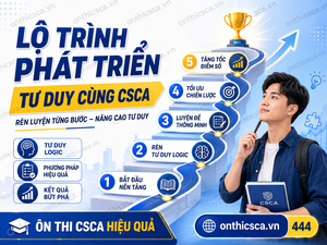 Lộ trình phát triển tư duy cùng CSCA