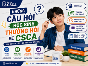 Những câu hỏi học sinh thường hỏi về CSCA