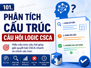 Phân tích cấu trúc câu hỏi logic CSCA