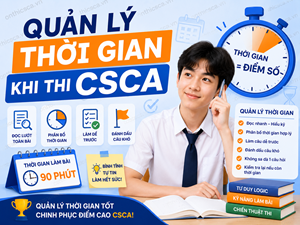 Quản lý thời gian khi thi CSCA