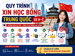 Quy trình xin học bổng Trung Quốc từ A–Z