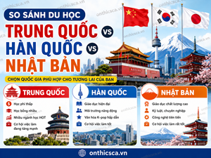 So sánh du học Trung Quốc vs Hàn Quốc vs Nhật Bản