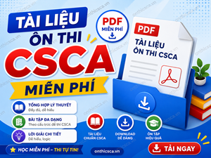 Tài liệu ôn thi CSCA miễn phí (PDF)