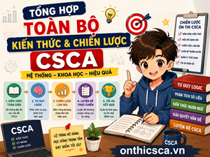 Tổng hợp toàn bộ kiến thức và chiến lược CSCA