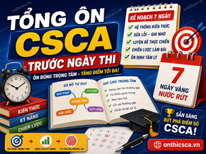 Tổng ôn CSCA trước ngày thi