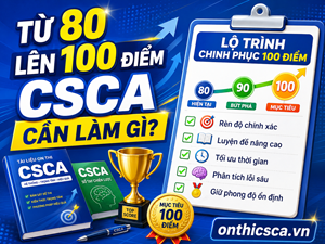 Từ 80 lên 100 điểm CSCA cần làm gì?