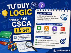 Tư duy logic trong đề thi CSCA là gì?